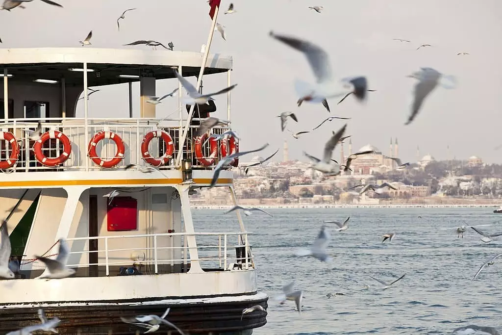 Istanbul Public Transport ferry