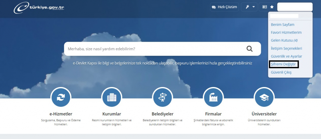 e-devlet şifre değiştirme, e-devlet şifre değiştirme nasıl yapılır